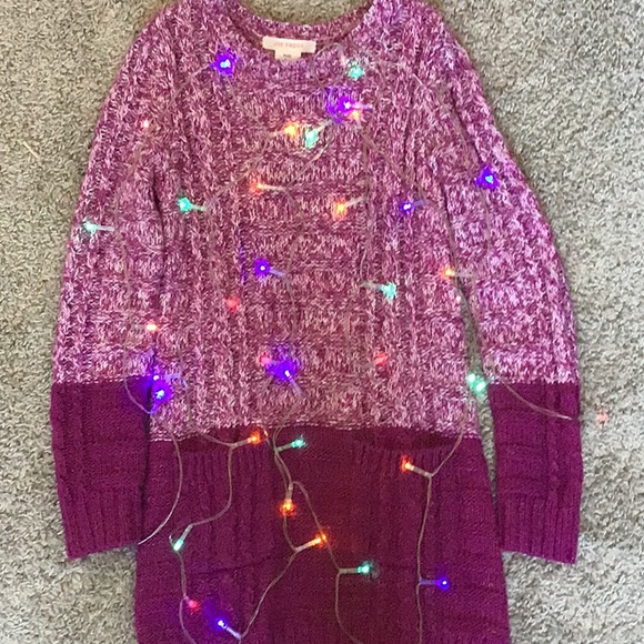 Knitted pink dress - Picture 2 of 2